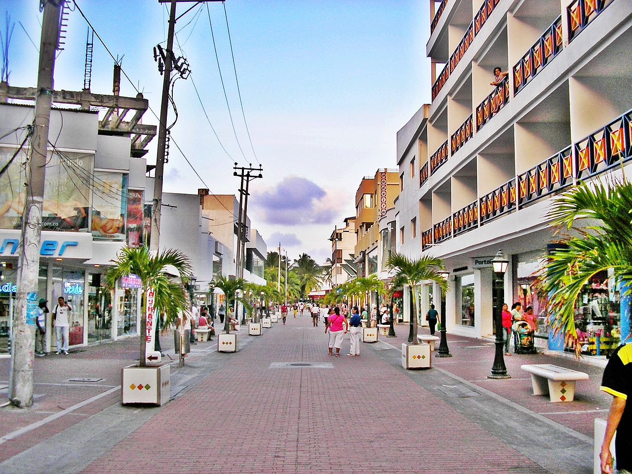 Avenida Providência em San Andrés