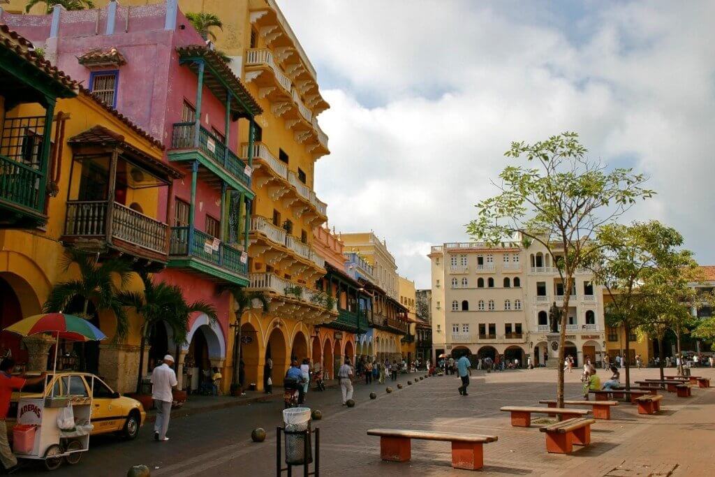 Cidade de Cartagena, na Colômbia