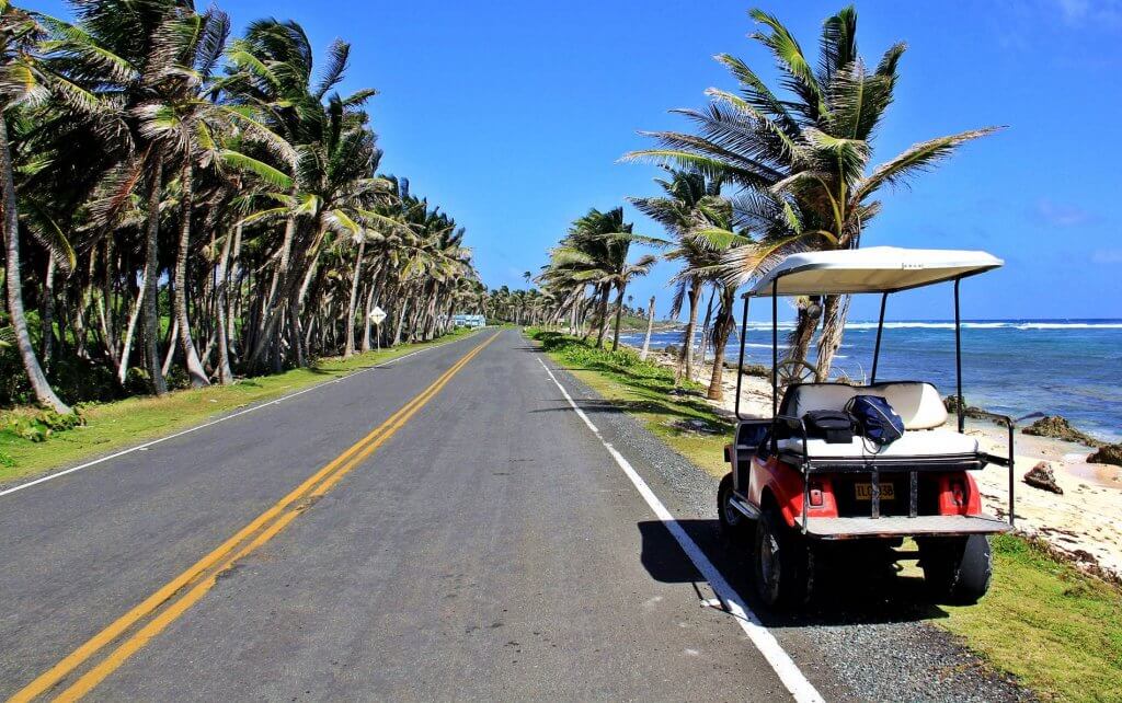 Como andar de carrinhos de golfe e derivados em San Andrés
