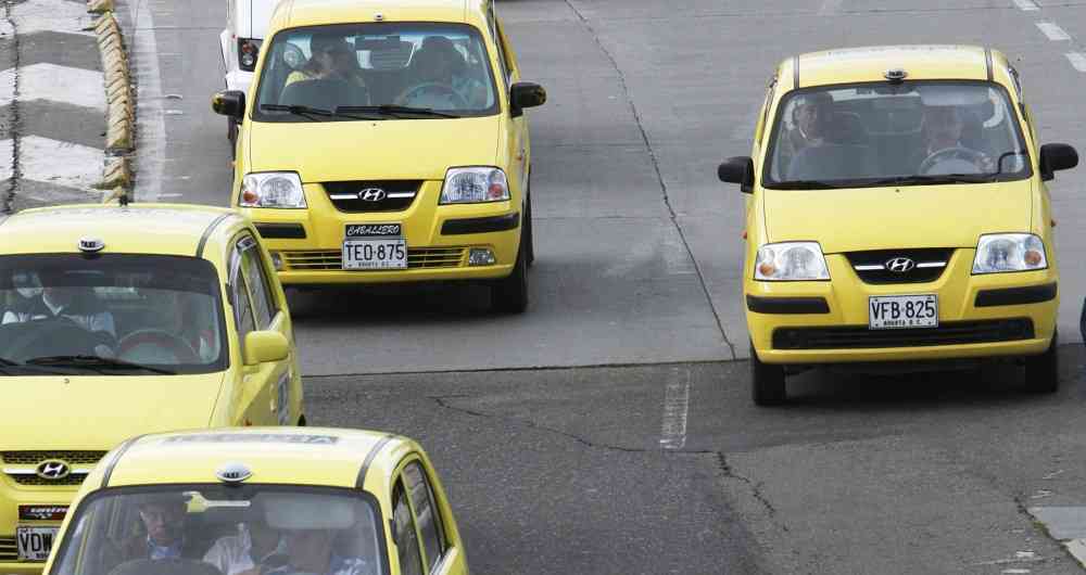 Gorjetas em táxis na Colômbia