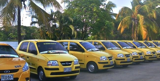Gorjetas em táxis de Cartagena