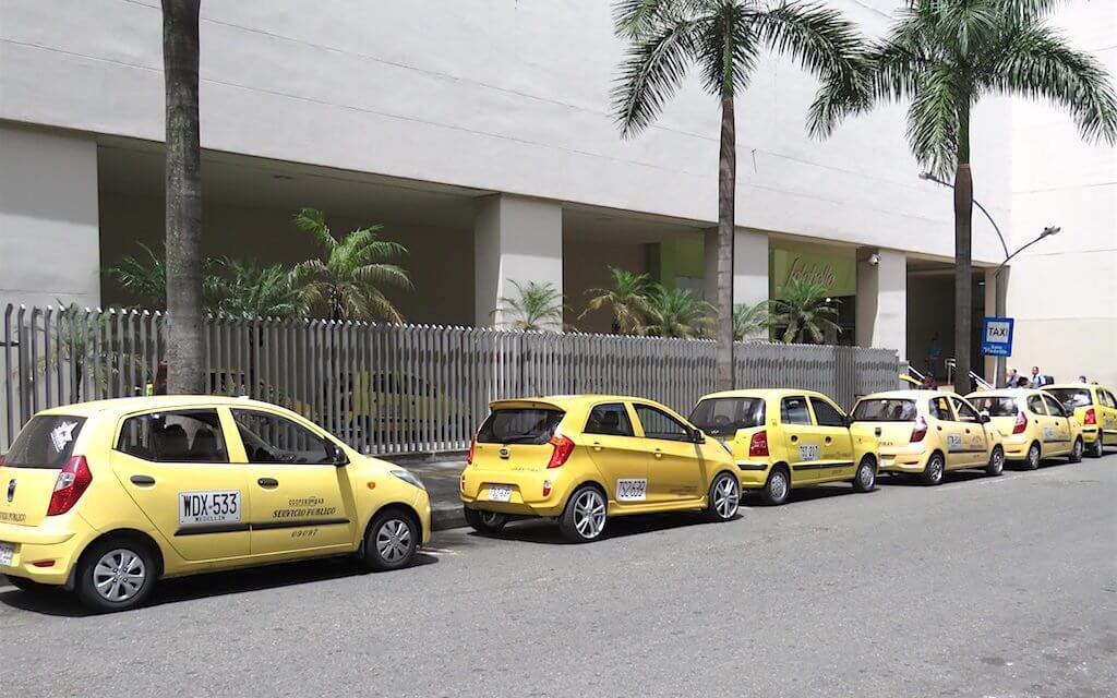 Táxi em Medellín