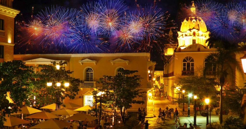 Ano novo em Cartagena