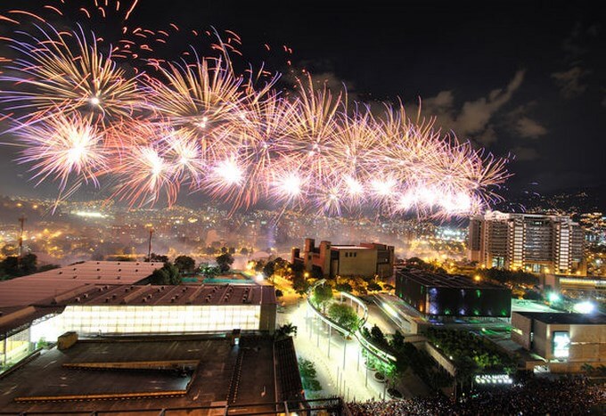 Ano Novo em Medellín