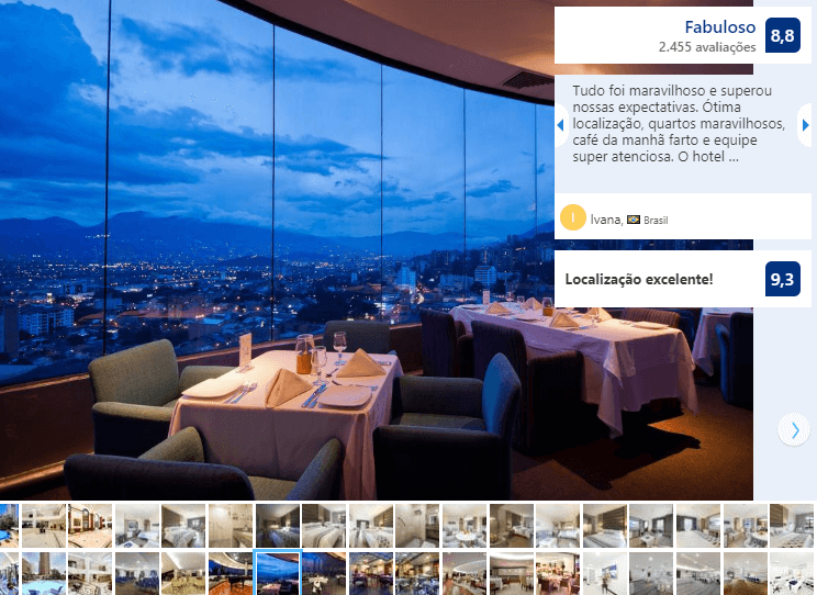 Restaurante do Hotel Dann Carlton Medellín