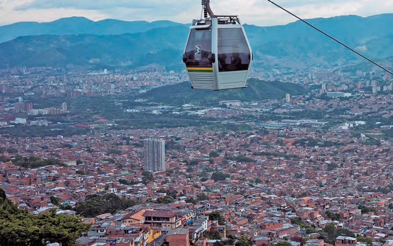 Bondinho em Medellín