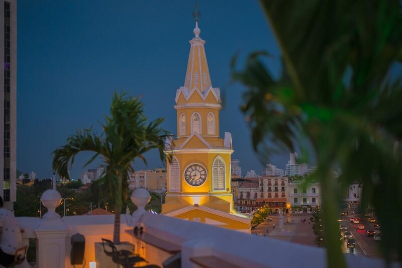 La Torre del Reloj em Cartagena