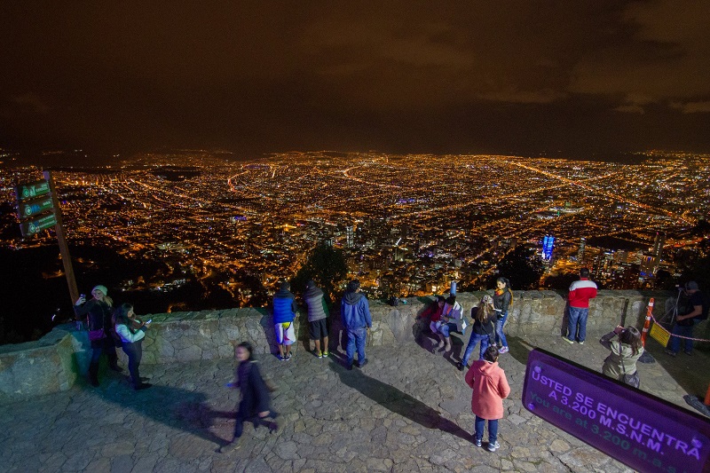 Bogotá toda iluminada