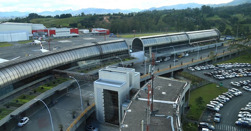 Estrutura do aeroporto de Medellín