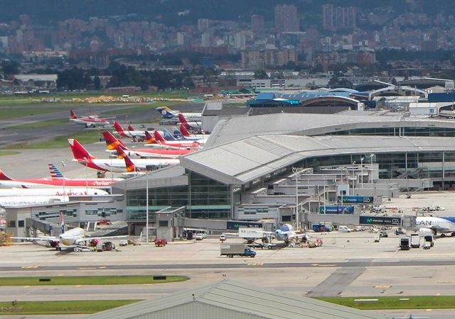 Aeroporto em Bogotá