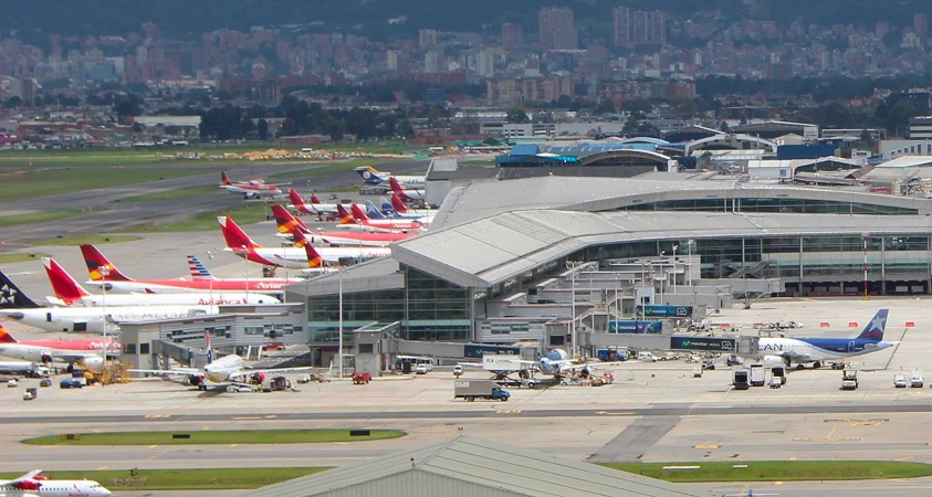 Aeroporto em Bogotá