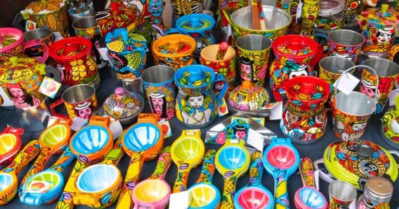 Comprar lembrancinhas e souvenirs no Craft Gallery Colombia em Bogotá