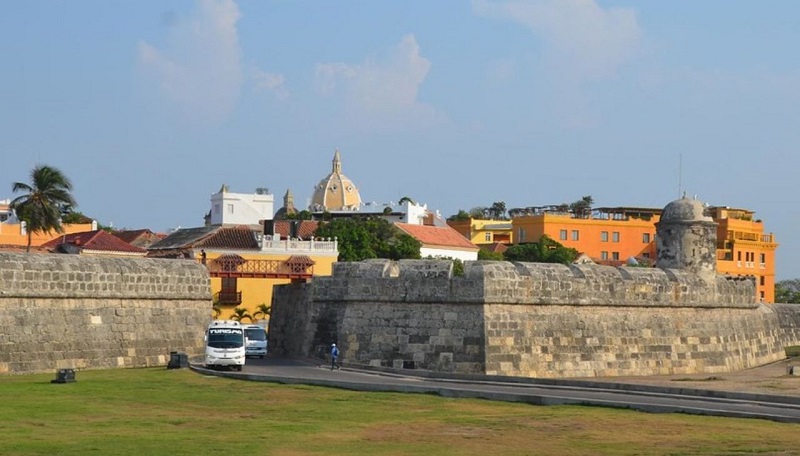 Fortificação no Centro Histórico de Cartagena 
