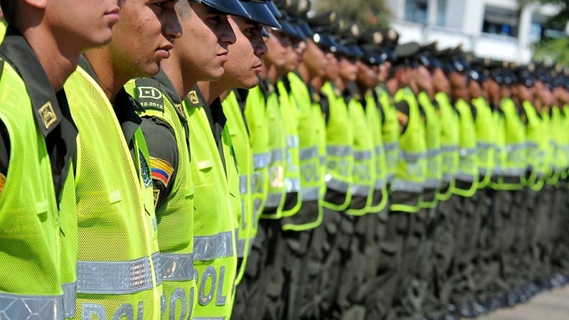 Polícia na Colômbia