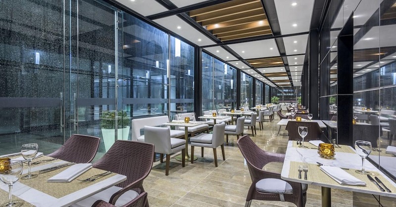 Restaurante no hotel Courtyard by Marriott Bogota Airport