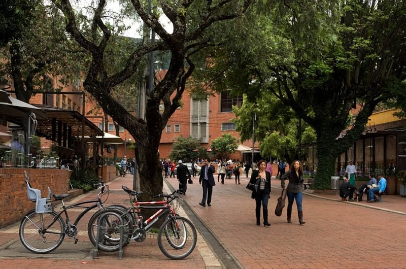 Movimentação tranquila em Bogotá