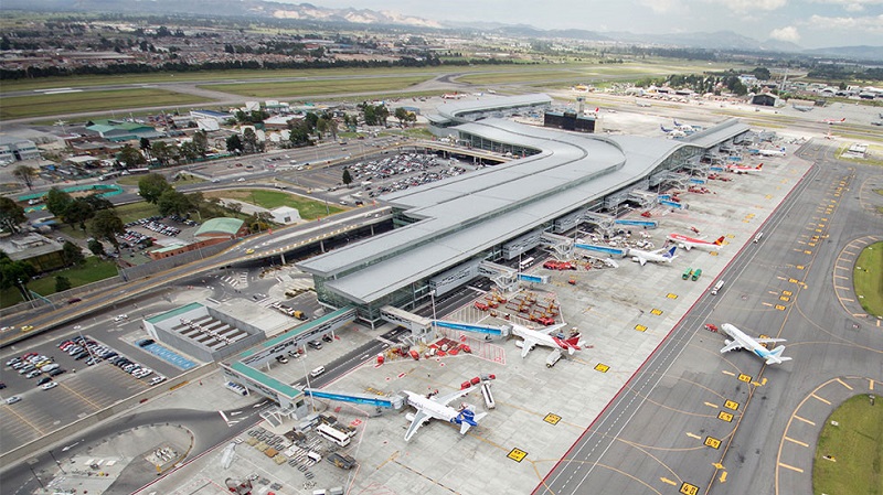 Aeroporto Internacional El Dorado em Bogotá na Colômbia