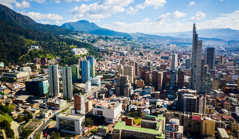 Cidade de Bogotá na Colômbia