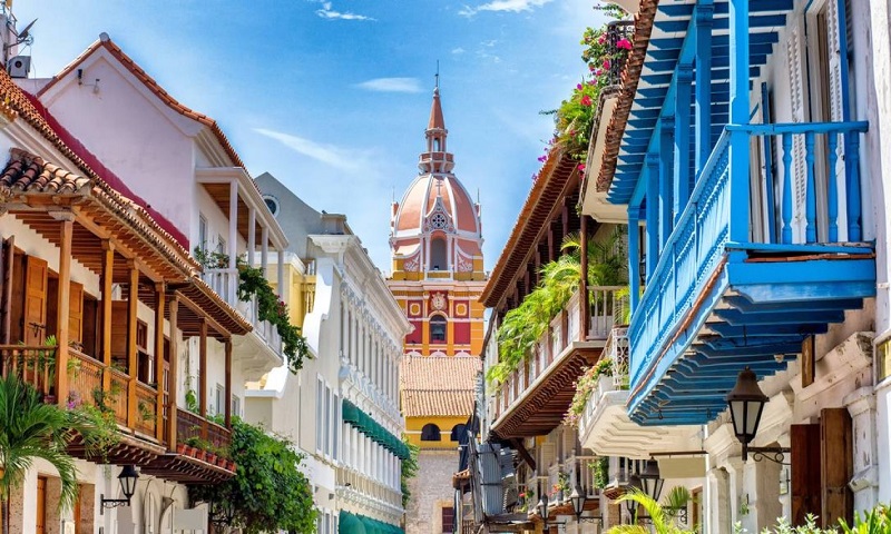 Cidade de Cartagena na Colômbia