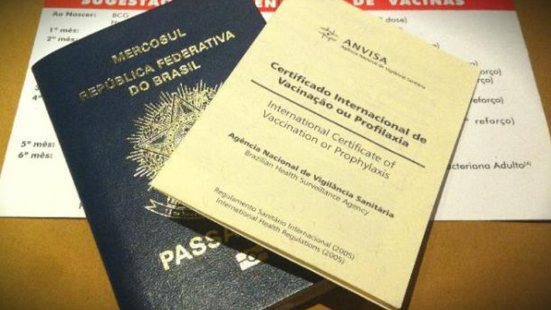 Passaporte brasileiro e o Certificado Internacional de Vacinação