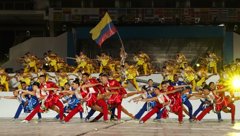 Dançarinos de salsa em Cali na Colômbia