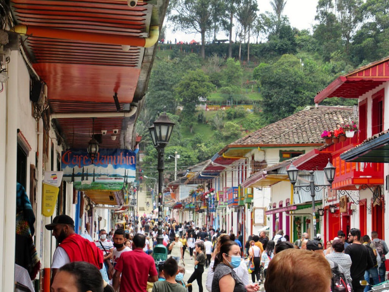 Grande movimentação em Salento na Colômbia