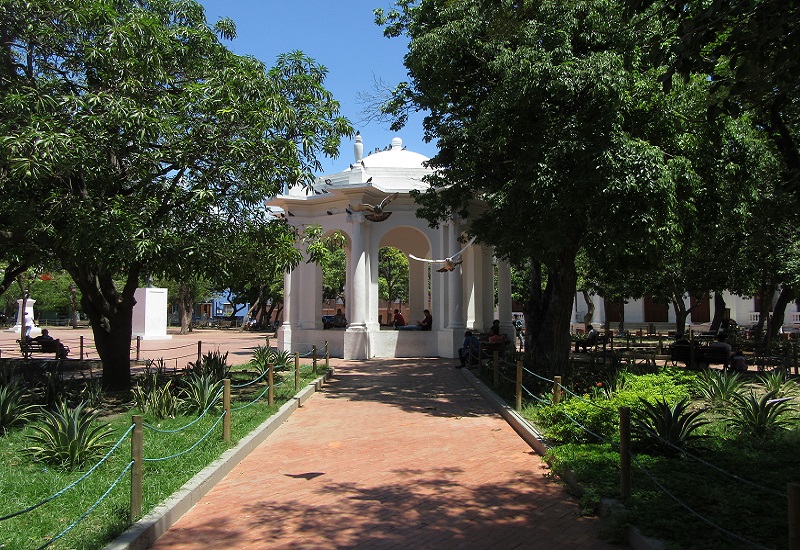 Parque de Los Novios em Santa Marta na Colômbia