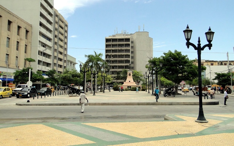 Avenida Paseo Bolivar em Barranquilla na Colômbia