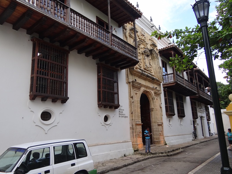 Fachada do Palácio da Inquisição em Cartagena