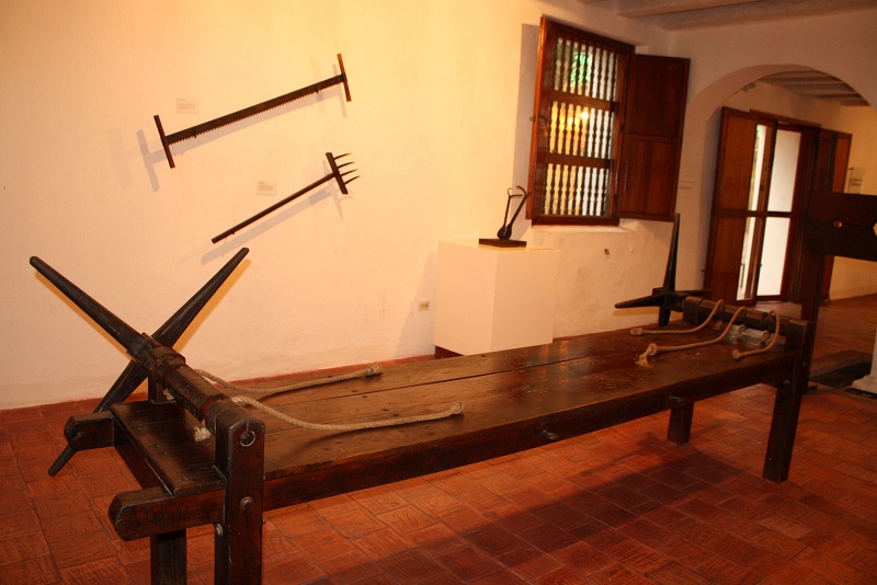 Instrumento de tortura no Palácio da Inquisição 