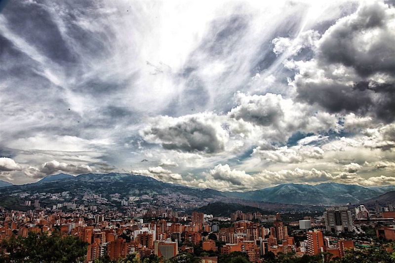 Vista do Cerro Nutibara em Medellín