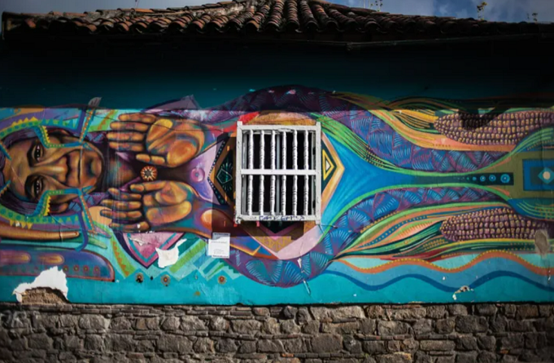 Arte de rua em Bogotá