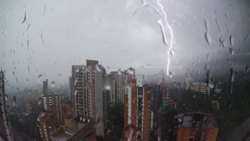 Dia chuvoso em Medellín