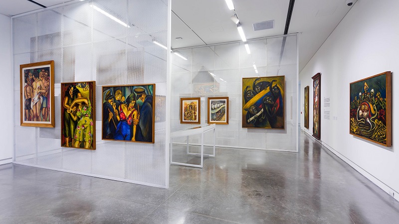 Exposição no Museo de Arte Moderna de Medellín