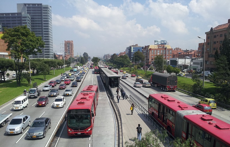 Rodovia em Bogotá