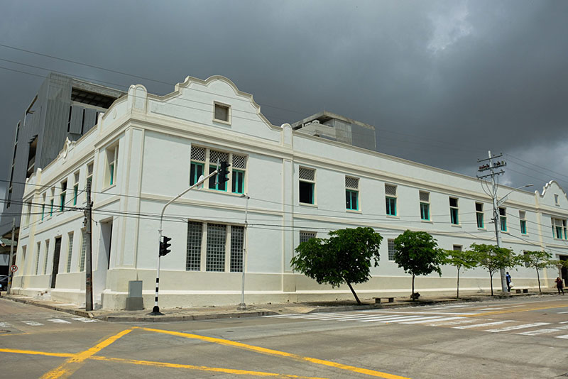 Céu nublado em Barranquilla