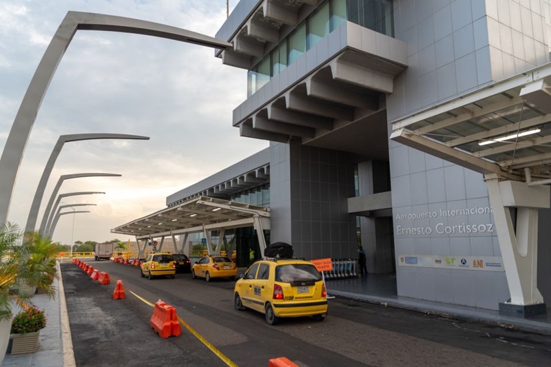Entrada do Aeroporto de Barranquilla