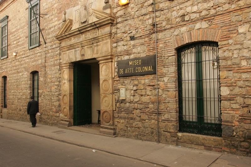 Entrada do Museo de Arte Colonial de Bogotá